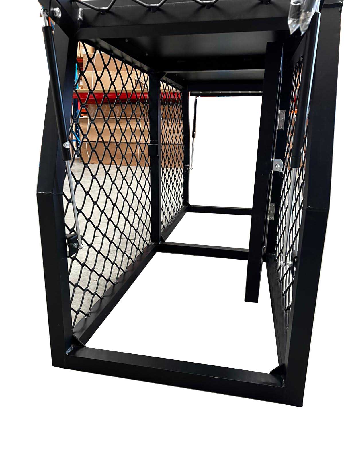 Premium 600 Length Black Mesh Style Dog Box Canopy - Image 12