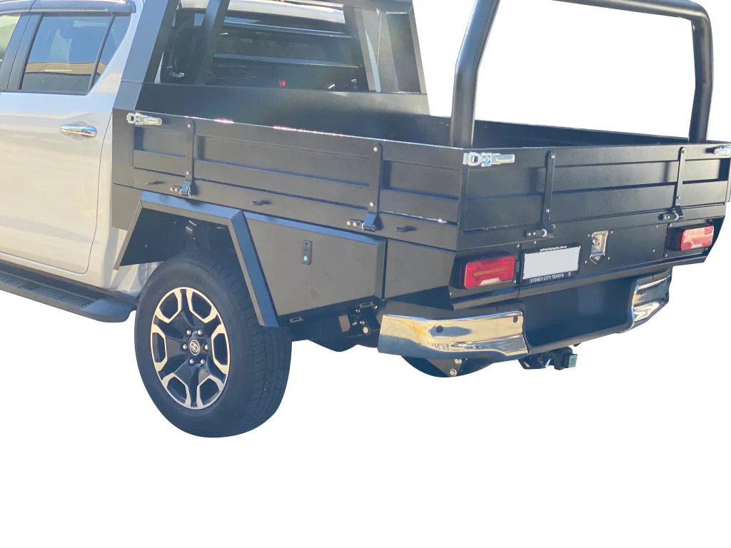 Premium 1900 Aluminium Tray Includes Water Tank Dual Cab Black - Image 125