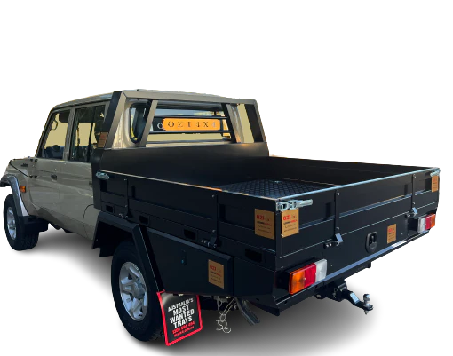 Premium 1900 Aluminium Tray Includes Water Tank Dual Cab Black - Image 18