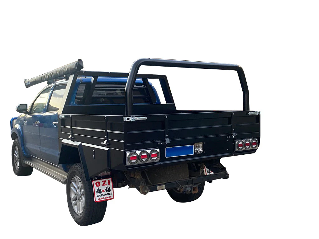 Premium 1900 Aluminium Tray Includes Water Tank Dual Cab Black - Image 195
