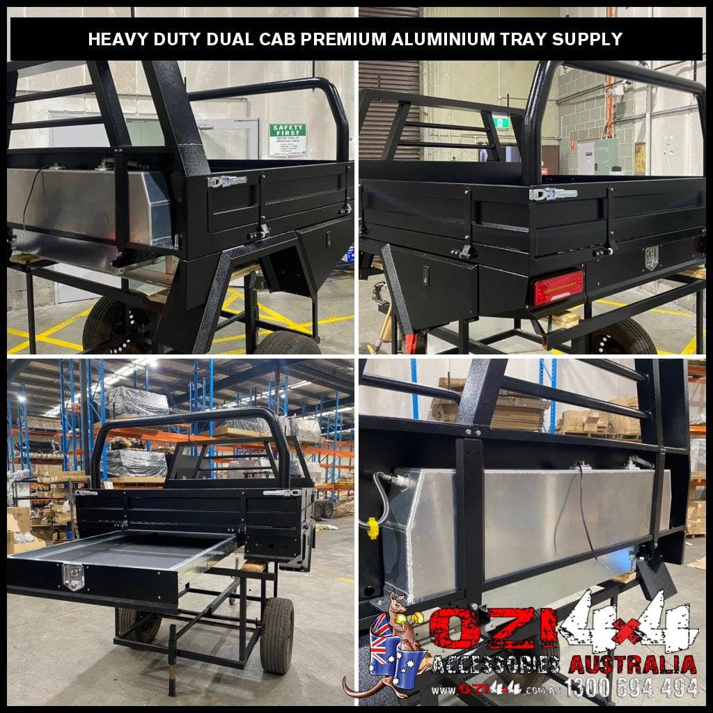 Premium 1900 Aluminium Tray Includes Water Tank Dual Cab Black - Image 51