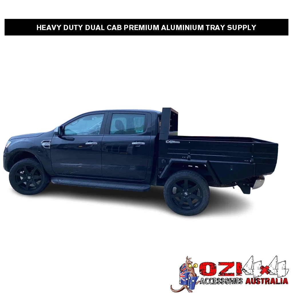 Premium 1900 Aluminium Tray Includes Water Tank Dual Cab Black - Image 63