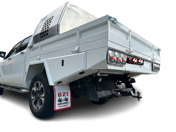 Premium 1900 Aluminium Tray Includes Water Tank Dual Cab White - Image 12