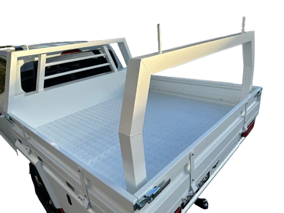 Premium 1900 Aluminium Tray Includes Water Tank Dual Cab White - Image 2