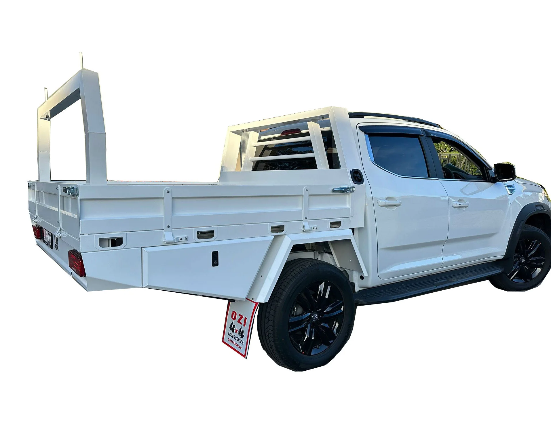 Premium 1900 Aluminium Tray Includes Water Tank Dual Cab White - Image 3