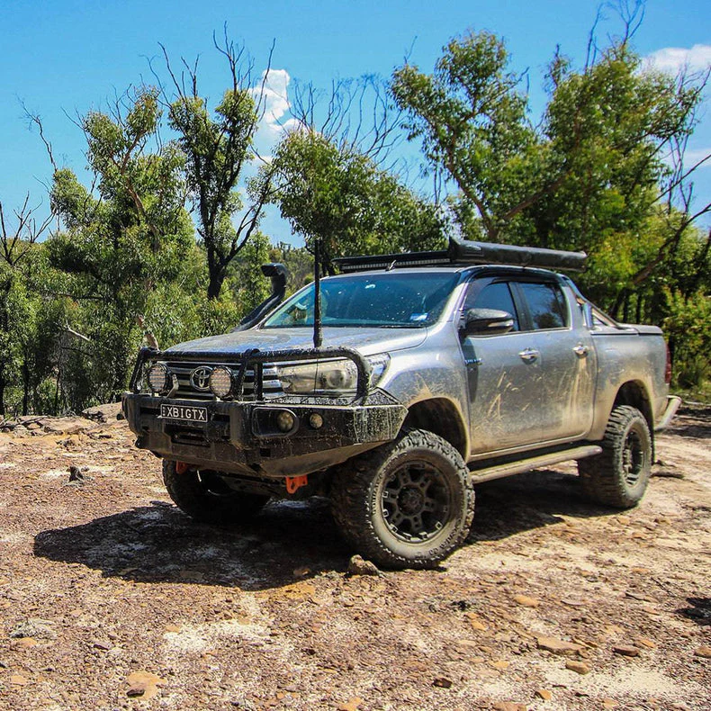 Protek Pack Rockarmor Bull Bar Runva Winch Stedi Spotties Suits Toyota Hilux | 09/2015 -07/2020 | Rockarmor - Image 3
