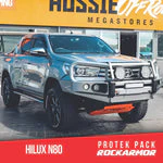 Protek Pack Rockarmor Bull Bar Runva Winch Stedi Spotties Suits Toyota Hilux | 09/2015 -07/2020 | Rockarmor - Image 9