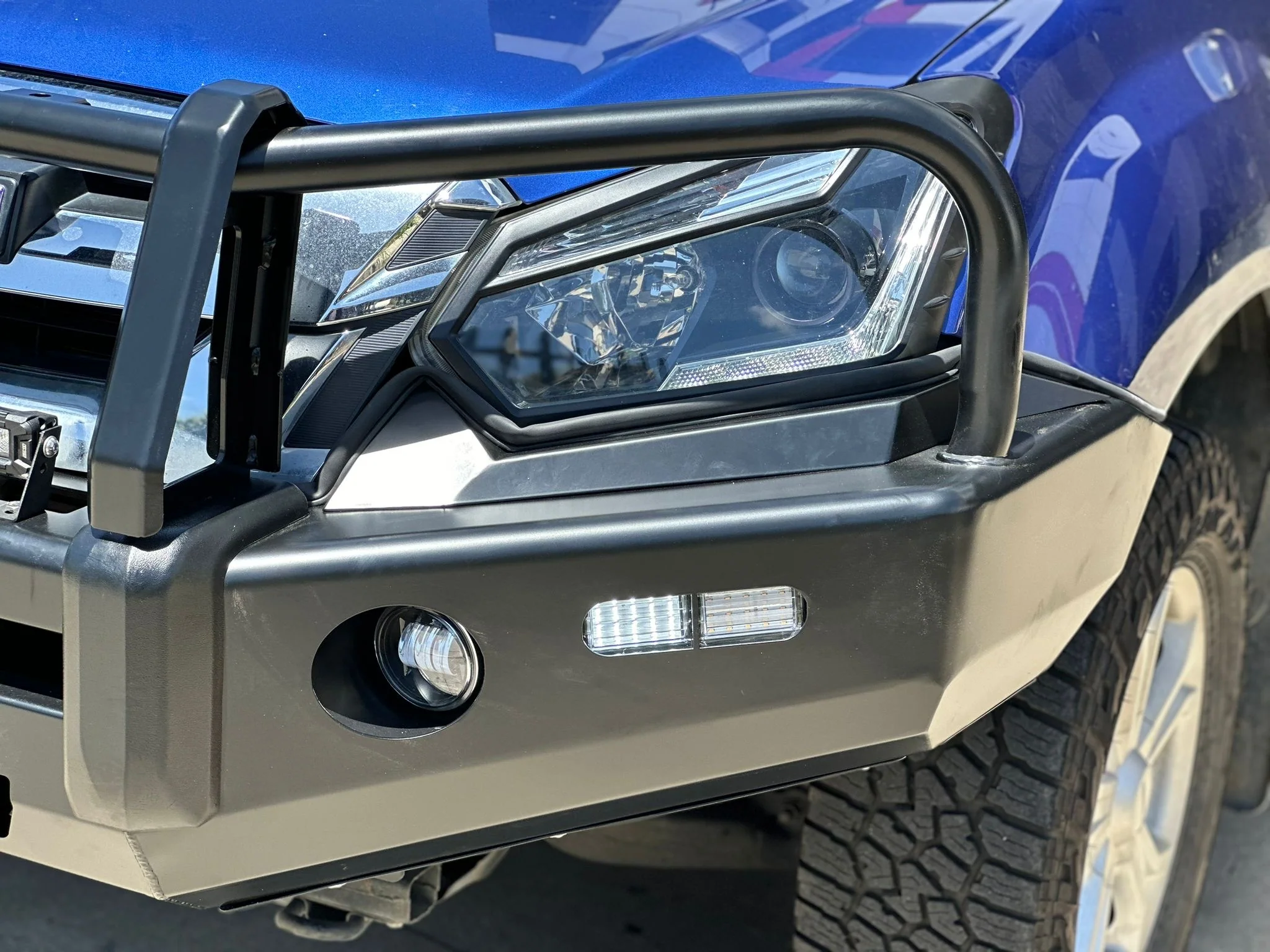 PS4X4 Bull Bar to suit Isuzu Dmax D-max 2017 – 2020 Winch Compatible - Image 12