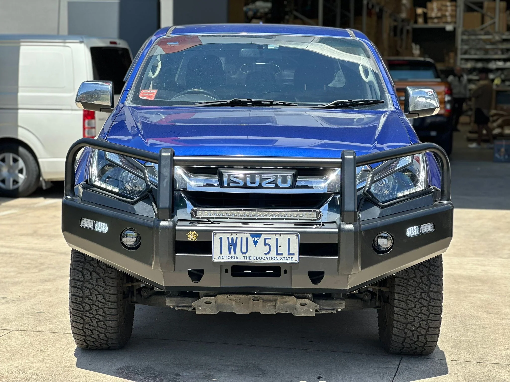 PS4X4 Bull Bar to suit Isuzu Dmax D-max 2017 – 2020 Winch Compatible - Image 14