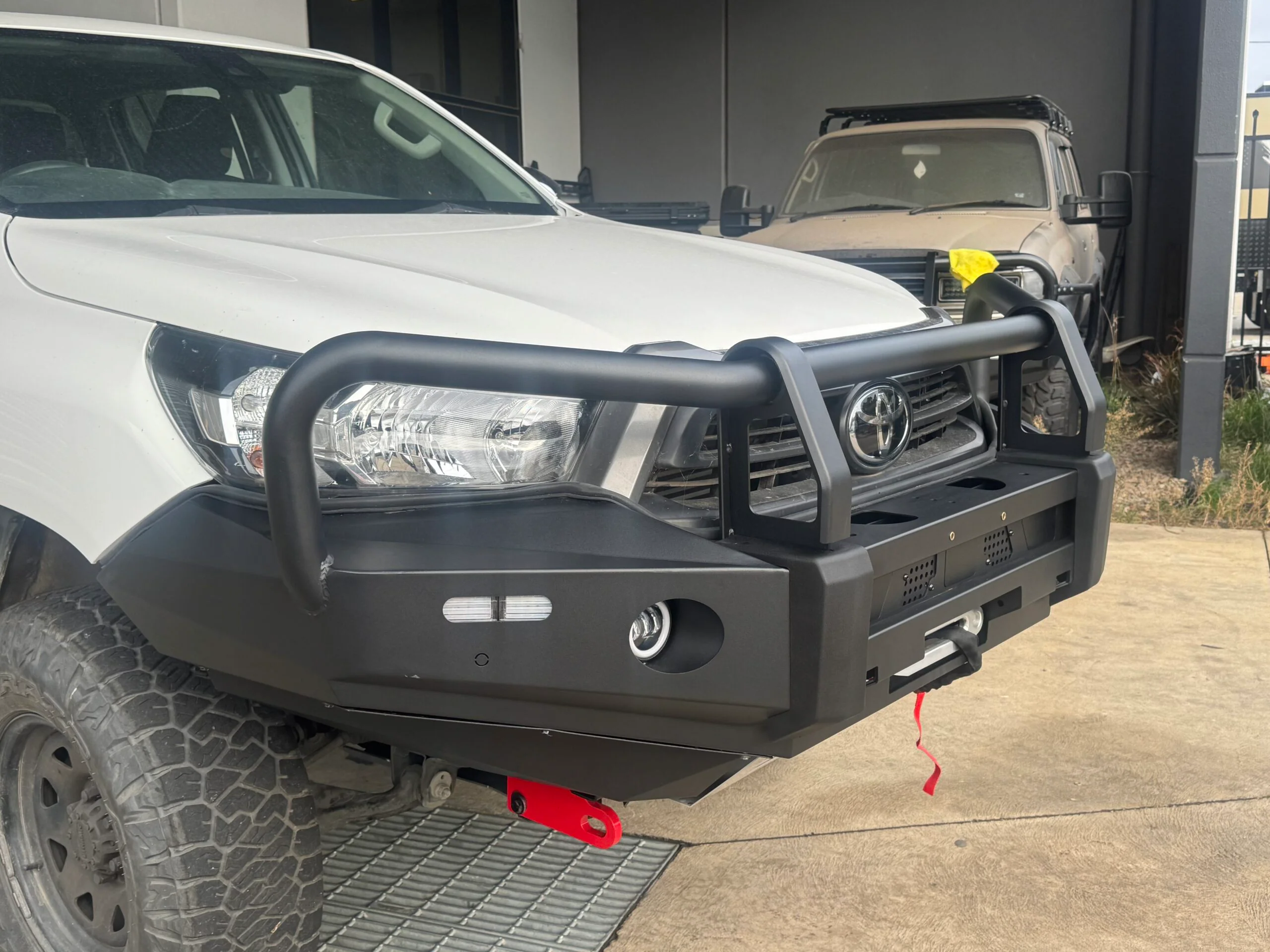 PS4X4 Deluxe Bull Bar to suit Toyota Hilux GUN Revo 2021+ - Image 4