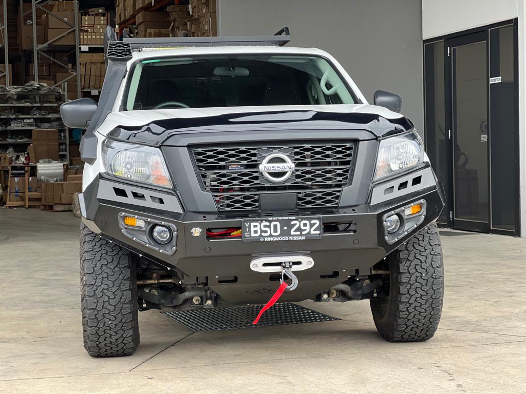 PS4X4 Nissan Navara D23 NP300 2020 + No Loop Bull bar Winch compatible - Image 4