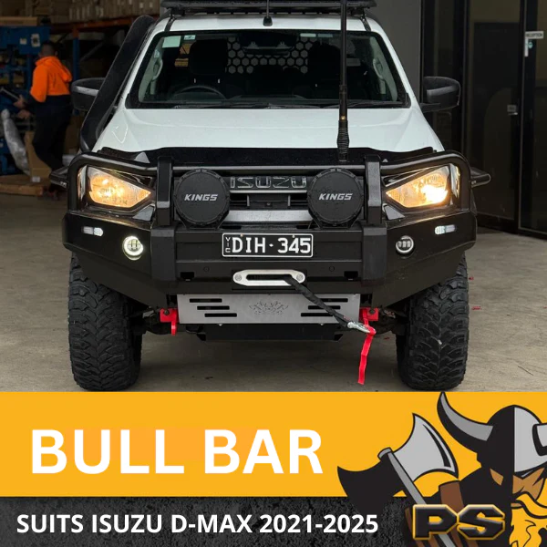 PS4X4 Premium Deluxe Bar V2 For Isuzu D-max 2020+ RG Series Winch compatible