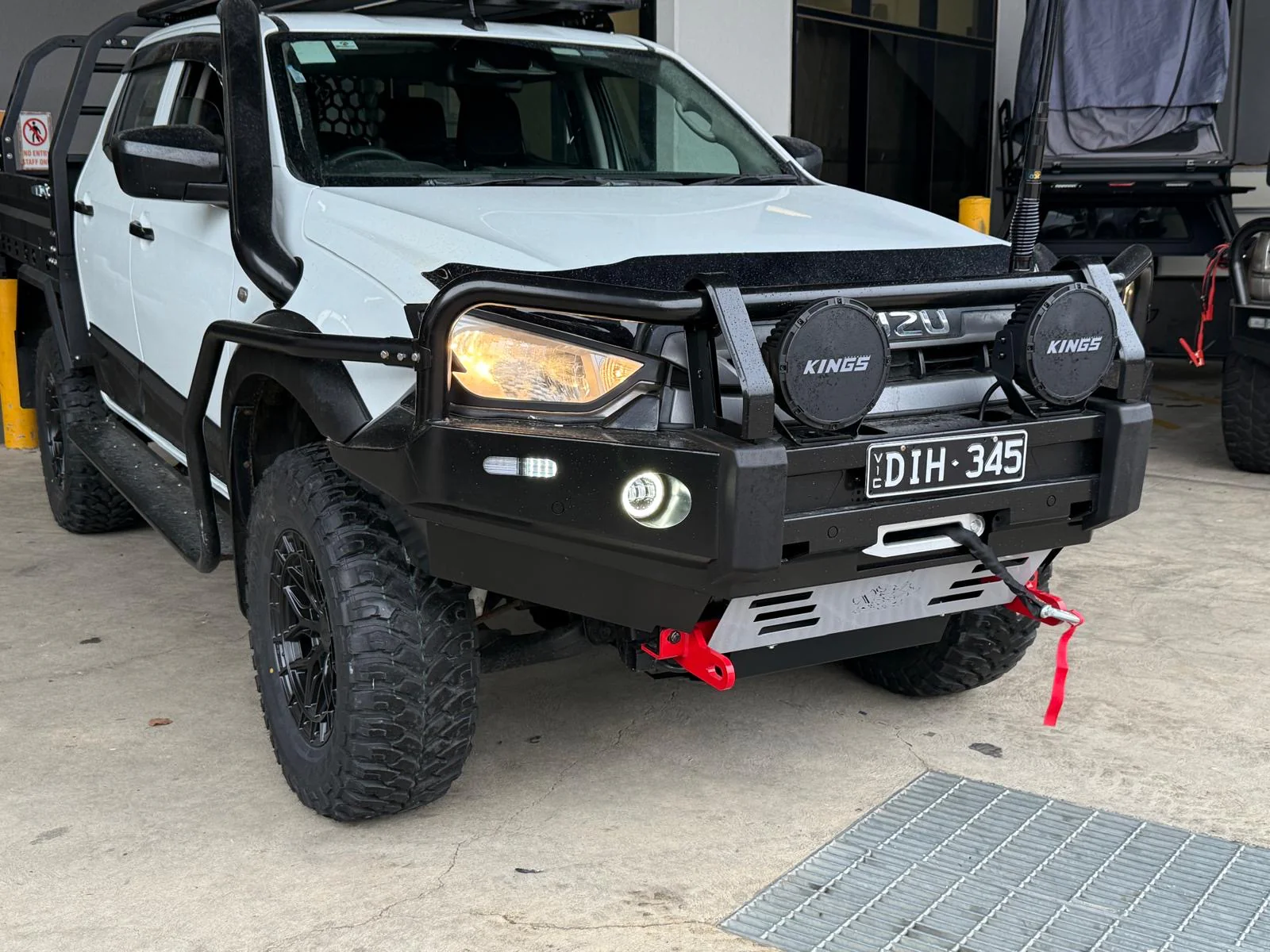PS4X4 Premium Deluxe Bar V2 For Isuzu D-max 2020+ RG Series Winch compatible - Image 3