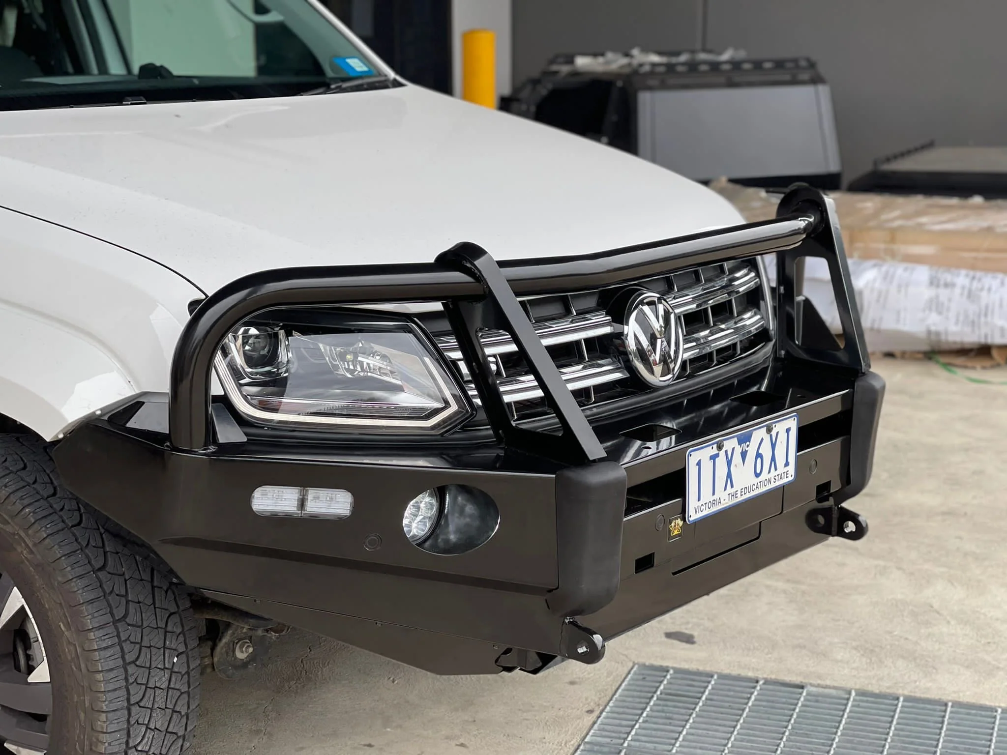 PS4X4 PREMIUM STEEL BULL BAR TO SUIT VW VOLKSWAGEN AMAROK 2010+ - Image 4
