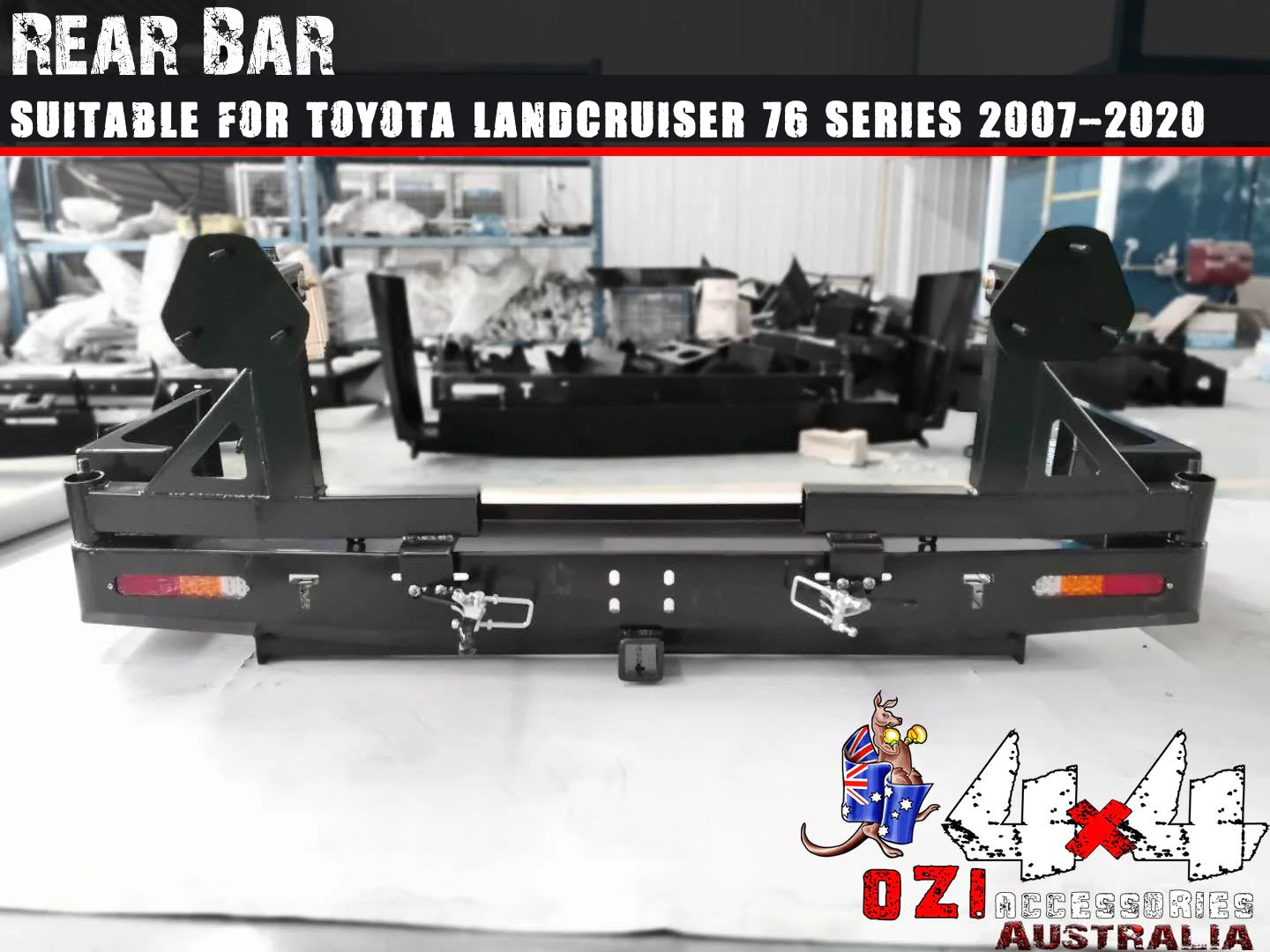 Rear Bar Dual Wheel Carrier Suitable For Toyota Land Cruiser 76 Series 2007+ - Image 7