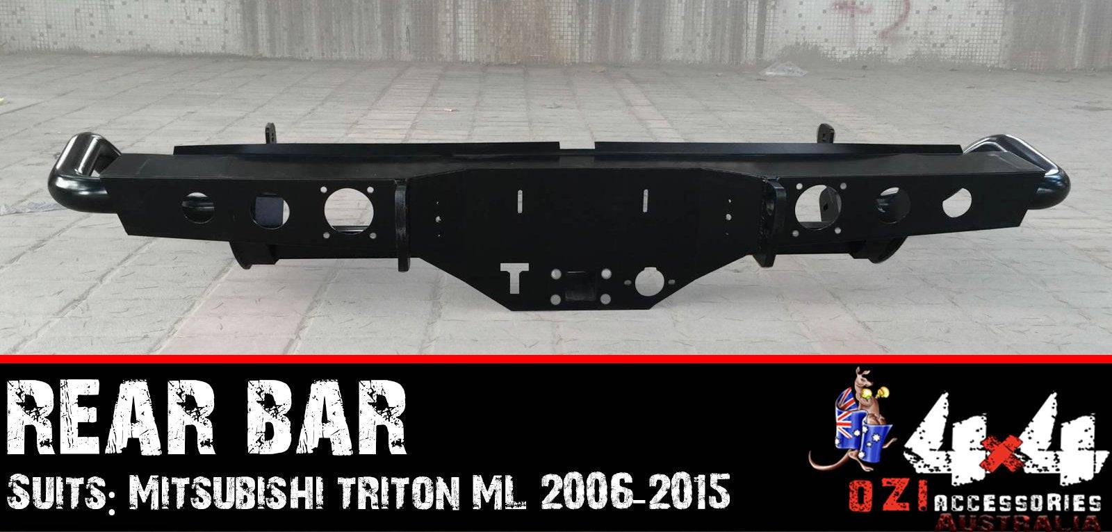 Rear Bar Step Suits Mitsubishi Triton ML 2006-2015 ADR Approved - Image 4