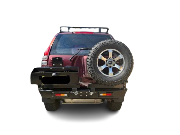 Rear Bar + Wheel carrier Suitable For Toyota Prado 120 Series 2003 - 2009 - Image 6