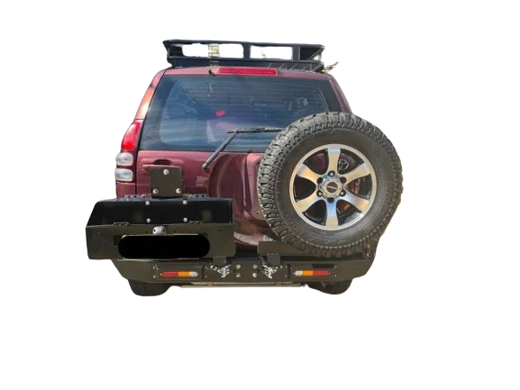 Rear Bar + Wheel carrier Suitable For Toyota Prado 120 Series 2003 - 2009 - Image 7