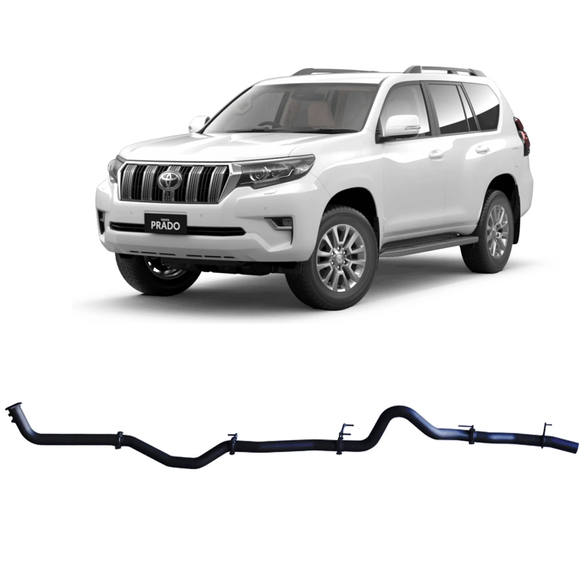 Redback Extreme Duty Exhaust for Toyota Prado 150 Series 2.8L (08/2015 - on) - Image 2