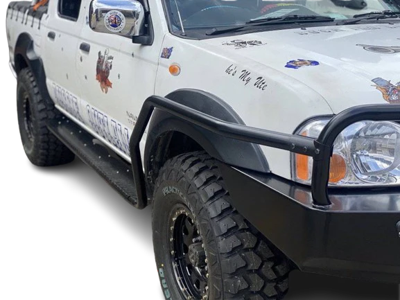 Combo Deal Safari Bullbar + Side Steps & Brush Bar Suits Nissan Navara D22 - Image 18