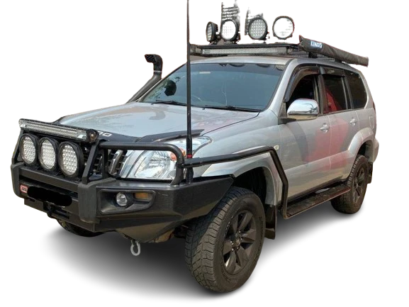 Commercial Bullbar + Side Steps Combo Suitable For Toyota Prado 120 Series - Image 16