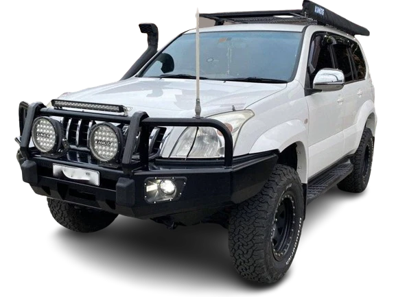 Commercial Bullbar + Side Steps Combo Suitable For Toyota Prado 120 Series - Image 35