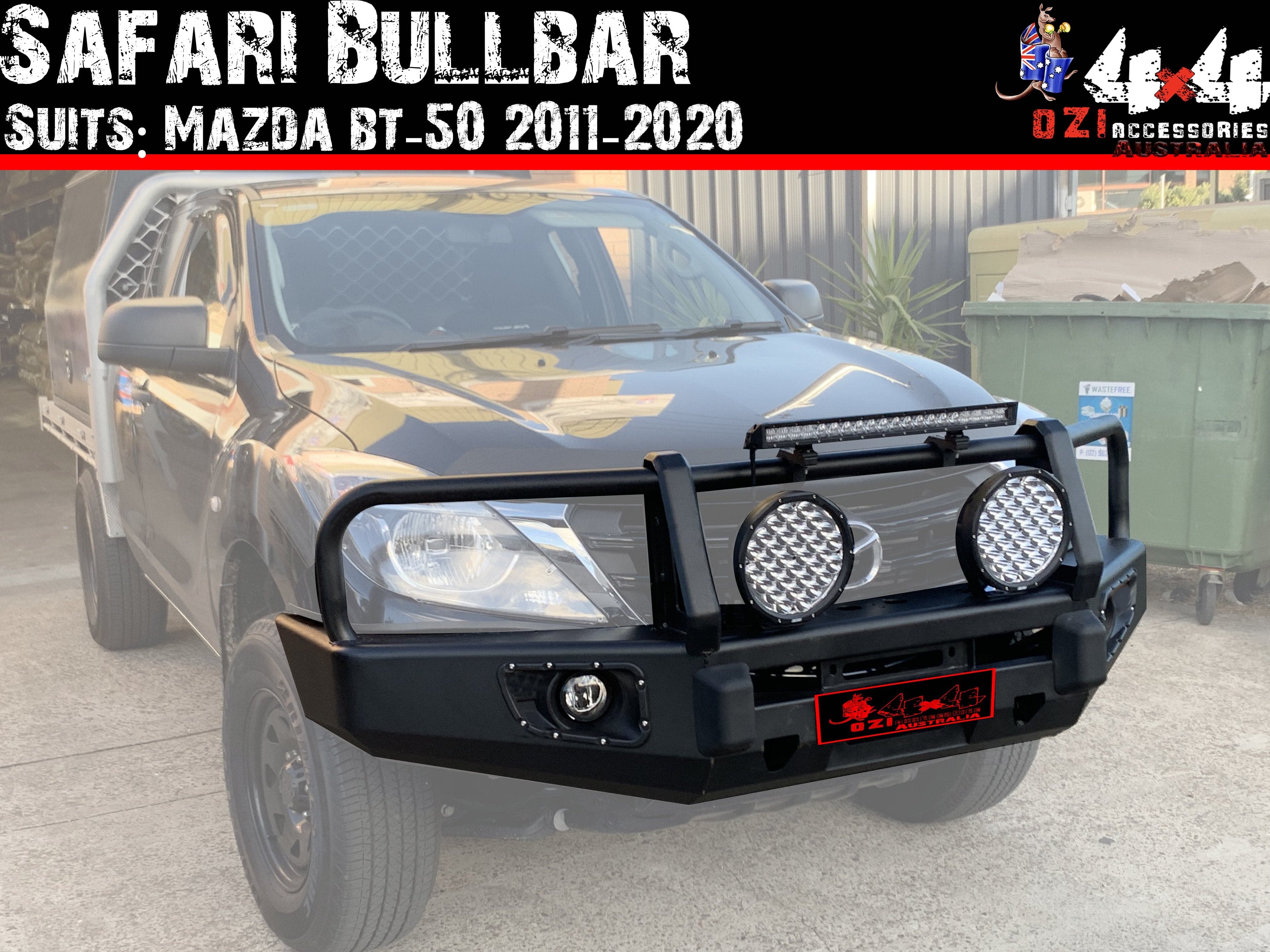 Safari Bullbar Suits Mazda BT50 2011-2019 - Image 16