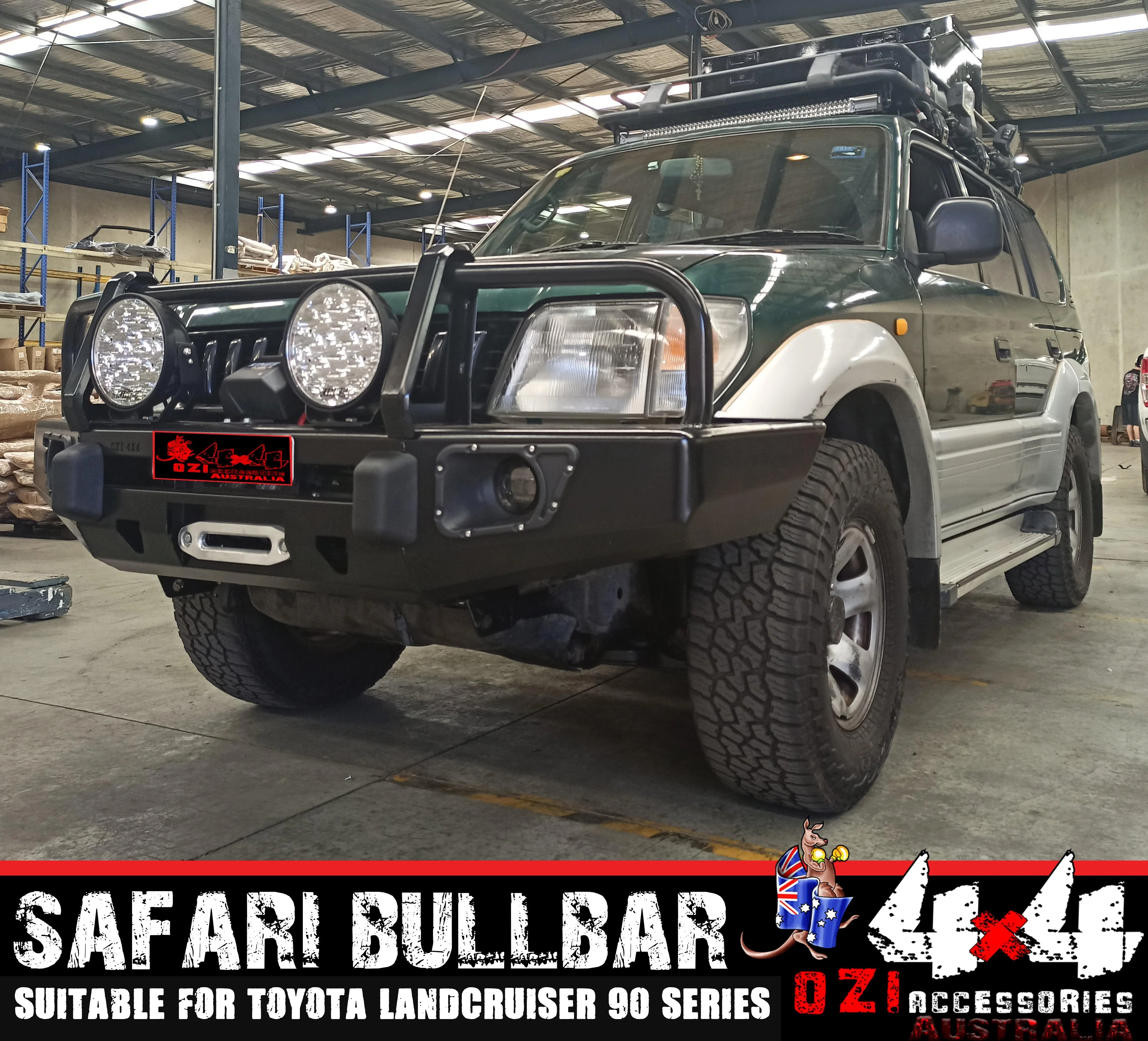 Safari Bullbar Suitable For Toyota Land Cruiser 90 Series 1992-2002 - Image 7