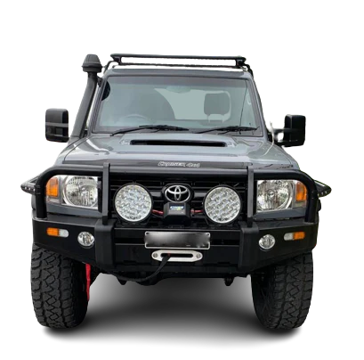 Competition Series Bullbar Suitable For Toyota Land Cruiser 76/78/79  2007-2017 - Image 9