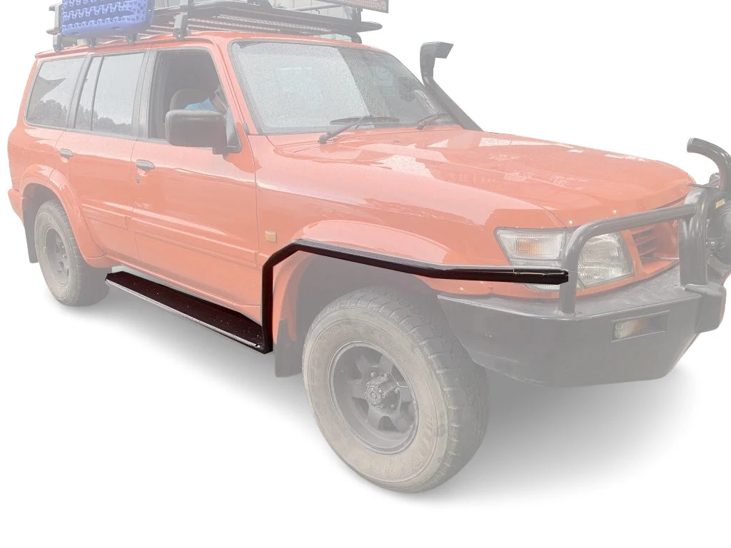 Fixed Mount Side Steps & Brush Bars Suits Nissan Patrol GU Series 1,2,3 1998-2005 - Image 3