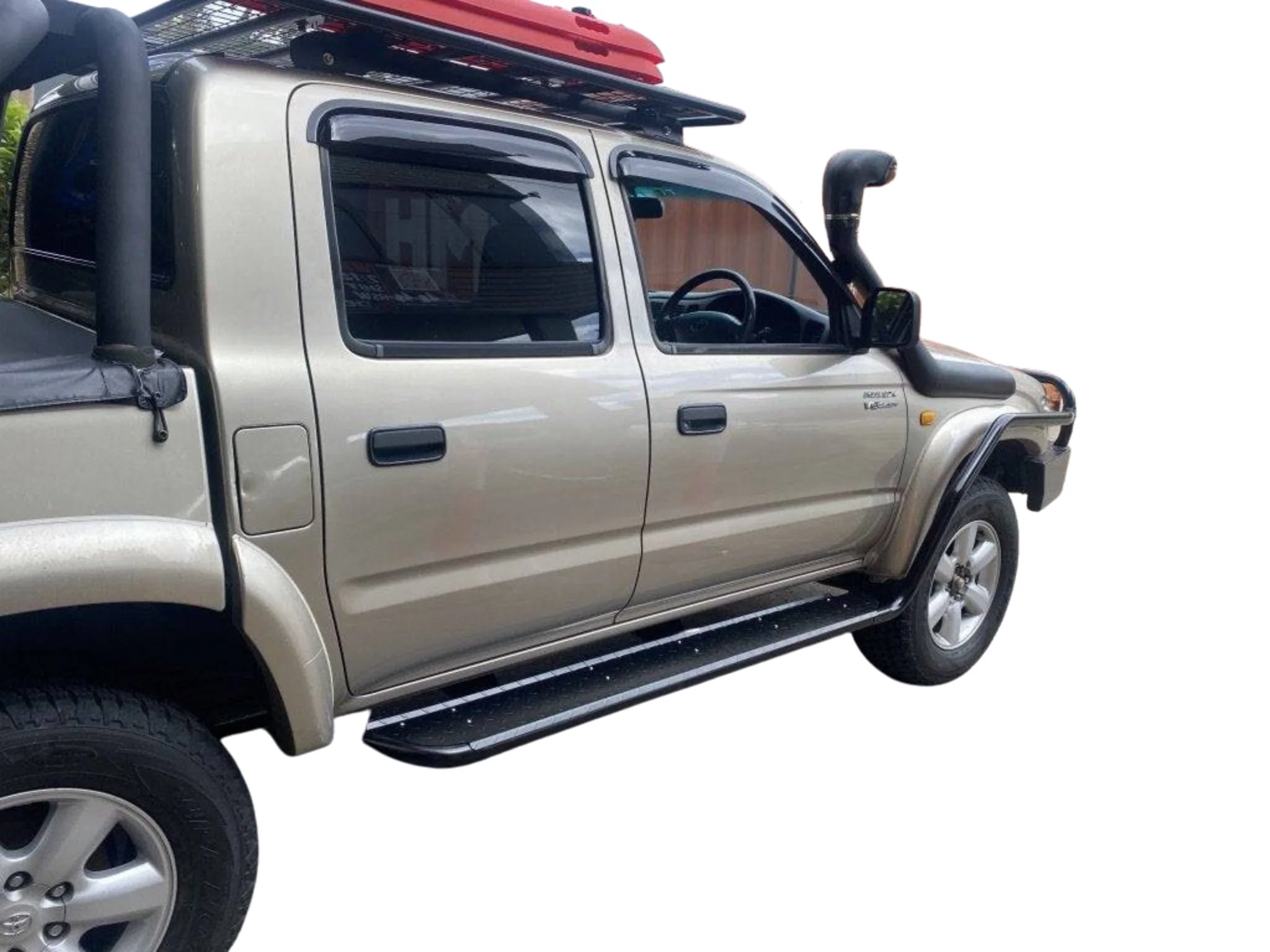 Side Step + Brush bars Suitable for Toyota Hilux 1995-2004 (Adjustable) - Image 13