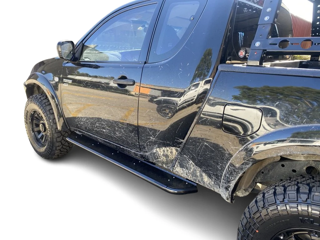 Adjustable Side steps+Brush bars Suits All Space Cab Utes Universal - Image 19