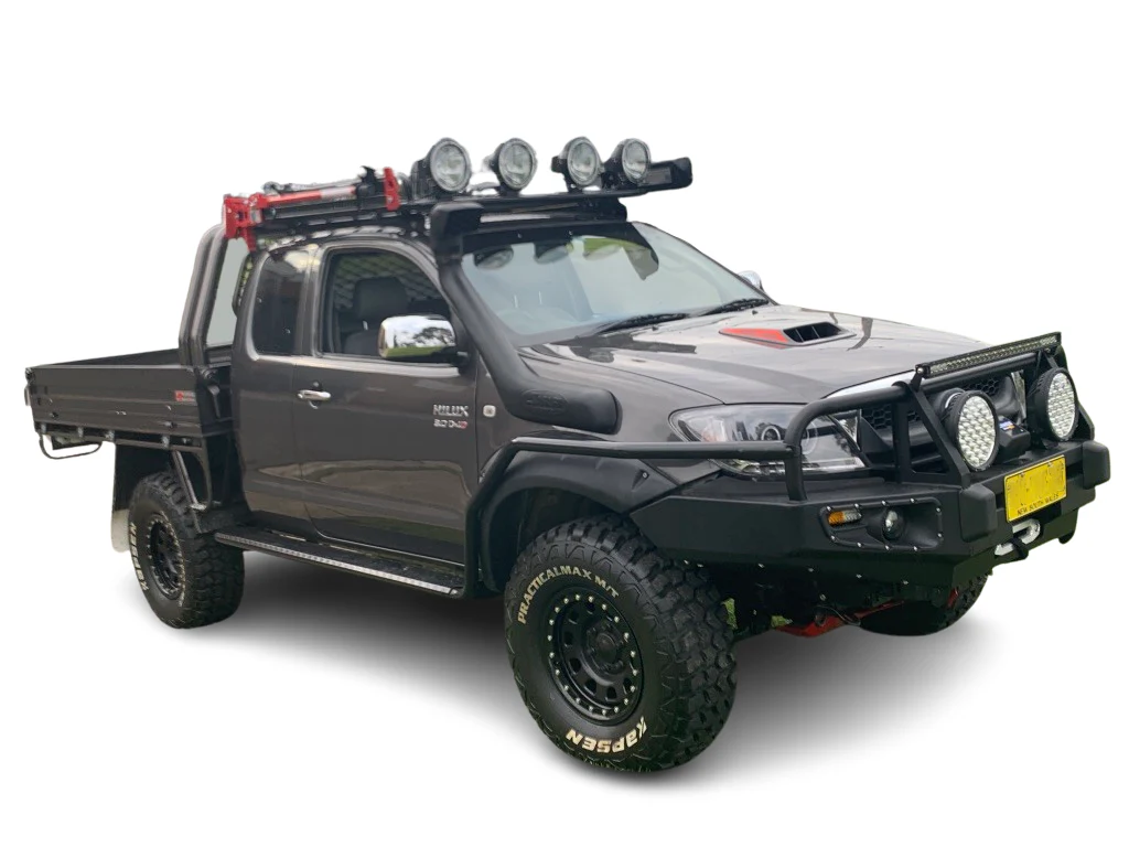 Adjustable Side steps+Brush bars Suits All Space Cab Utes Universal - Image 35