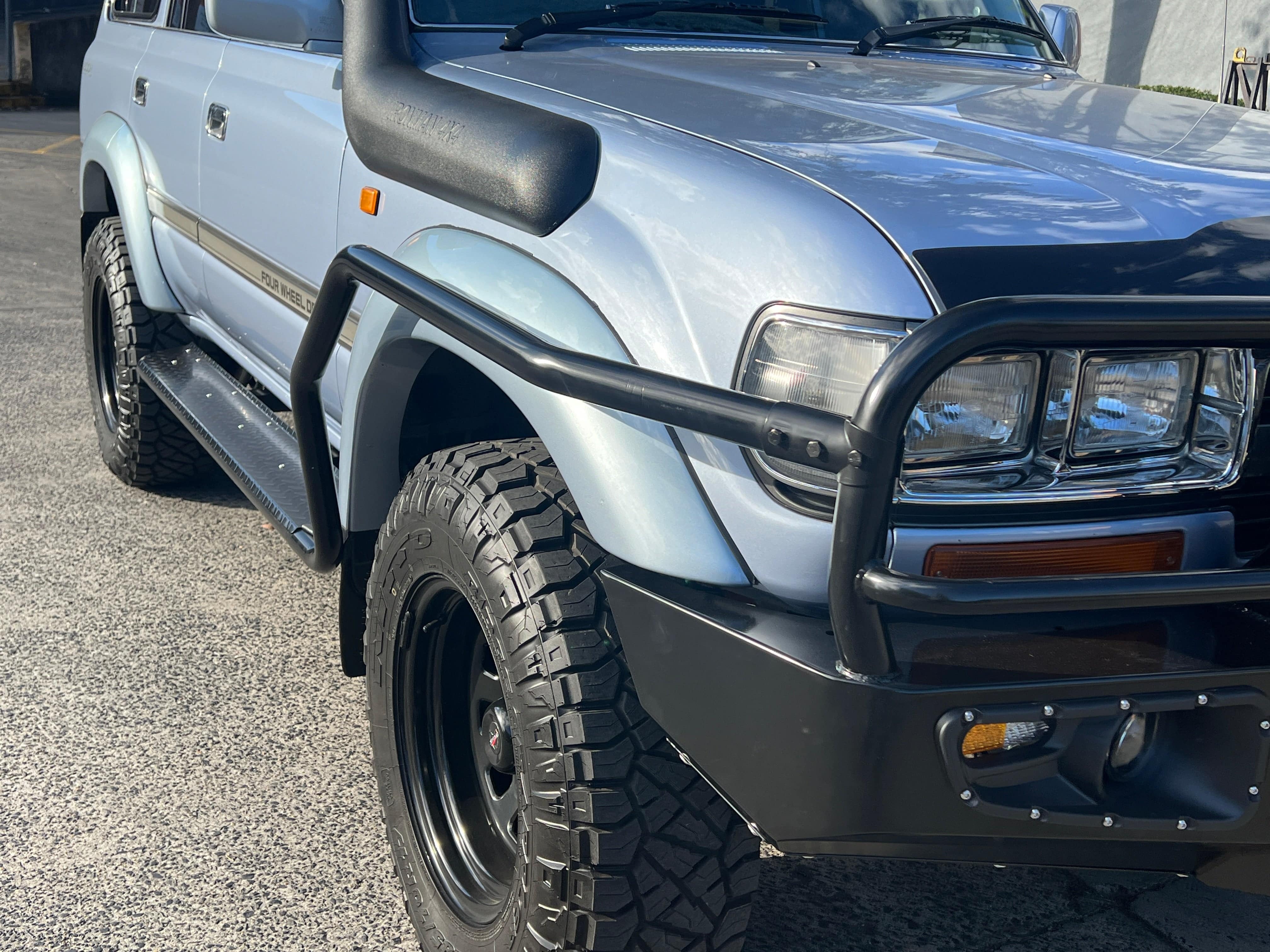 Side steps Brush Bars Suitable For Toyota Land Cruiser 80 series 1990-1998 - Image 24