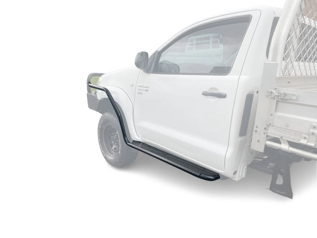 Side Steps & Brush-Bars Suitable For Toyota Hilux 2005-2015 Single Cab - Image 6