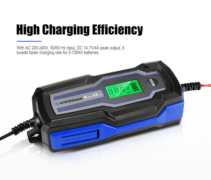Smart Battery Charger 4A 6V/12V - Image 3