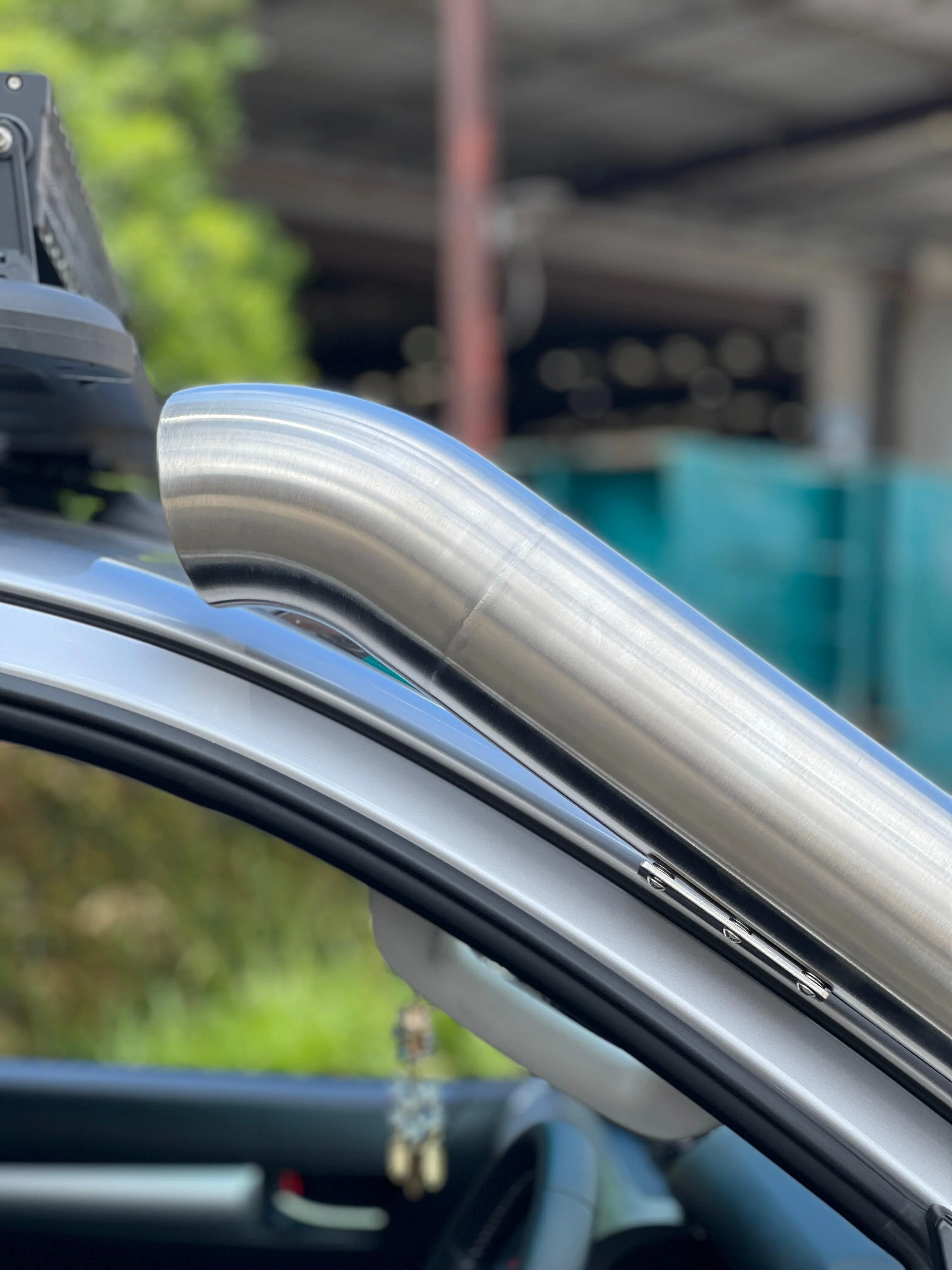 Stainless Steel Snorkel Suits Nissan Patrol GU S1 2 3 - Brushed (Online Only) - Image 4