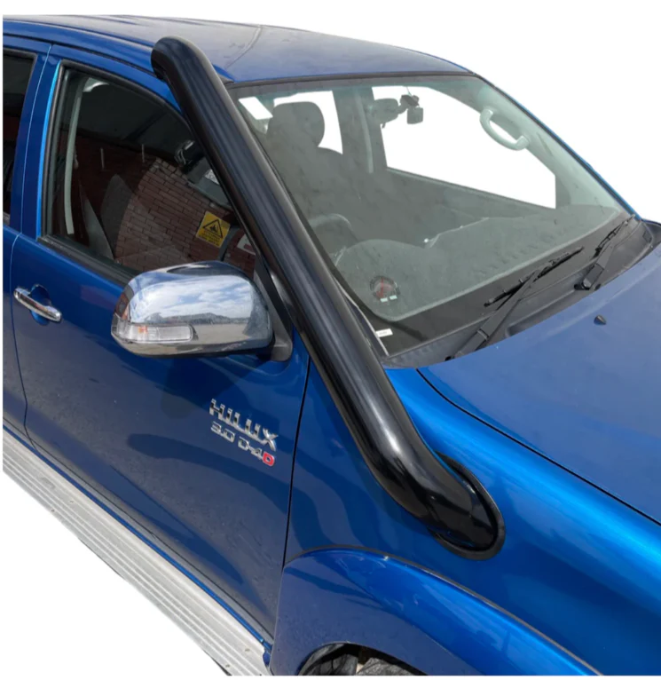 Stainless Steel Snorkel Suitable for Toyota Hilux 2005 - 2014 - Powder Coated Black - Image 3