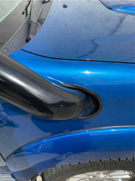 Stainless Steel Snorkel Suitable for Toyota Hilux 2005 - 2014 - Powder Coated Black - Image 6