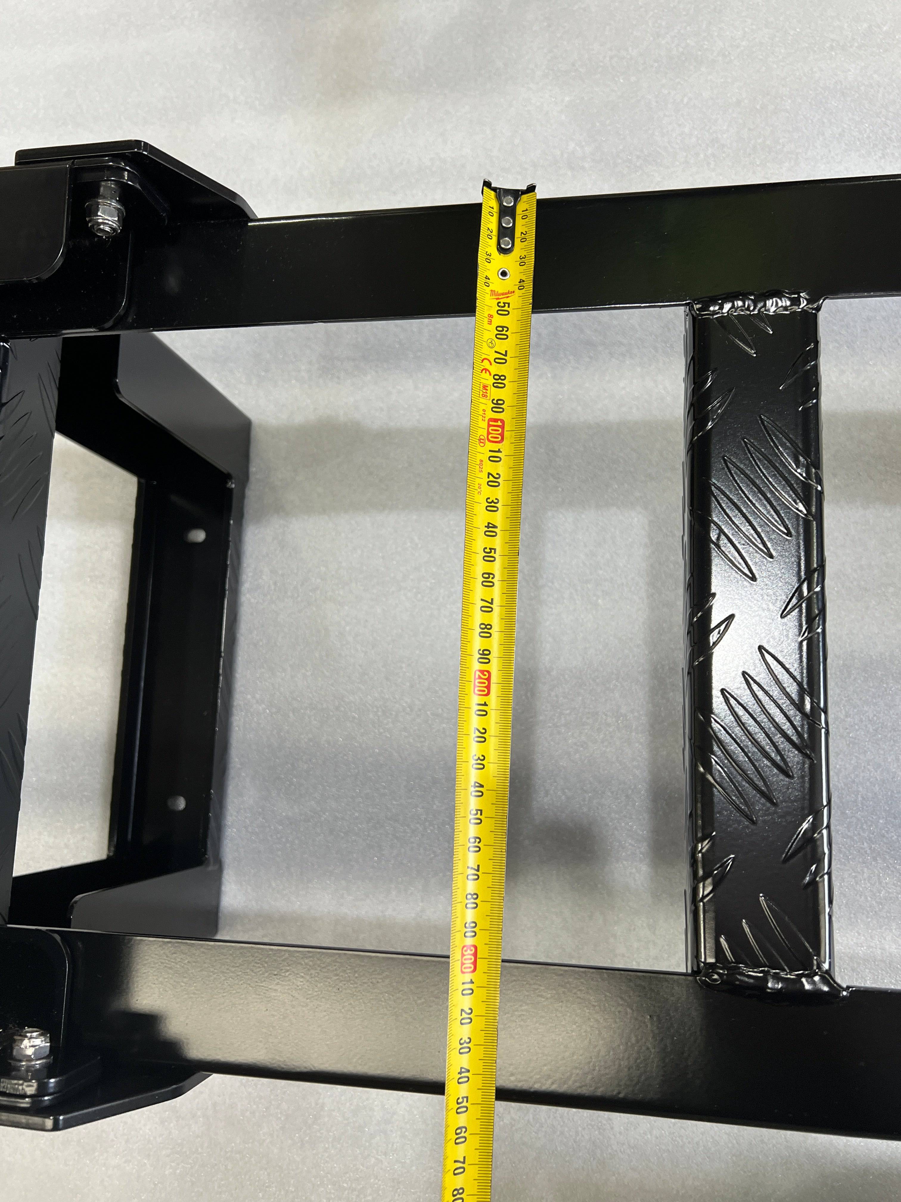 Foldable Rear Canopy Ladder Rack Black - Image 14