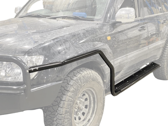 Sidesteps + Brush Bars Suitable For Land Cruiser 100 Series 1998 - 2007 Fits IFS Only - Image 28