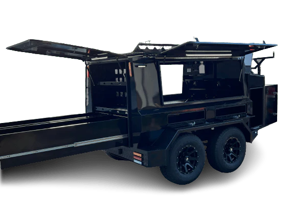 Tradesman Work Trailer Matt Black - Image 16