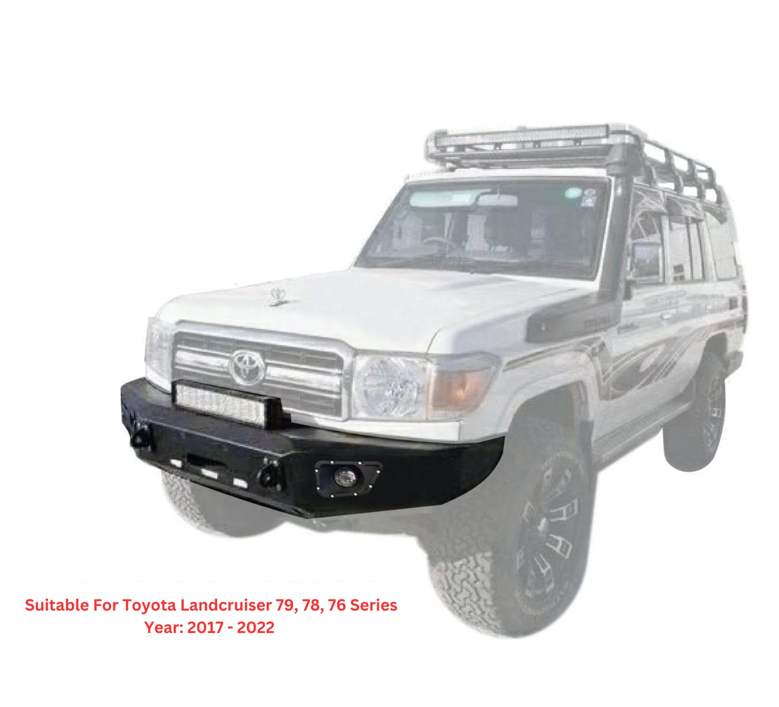 Viper Bullbar Suitable For Toyota Land Cruiser 79,78,76 Series 2007+ Dual Cab & Troopy - Image 15