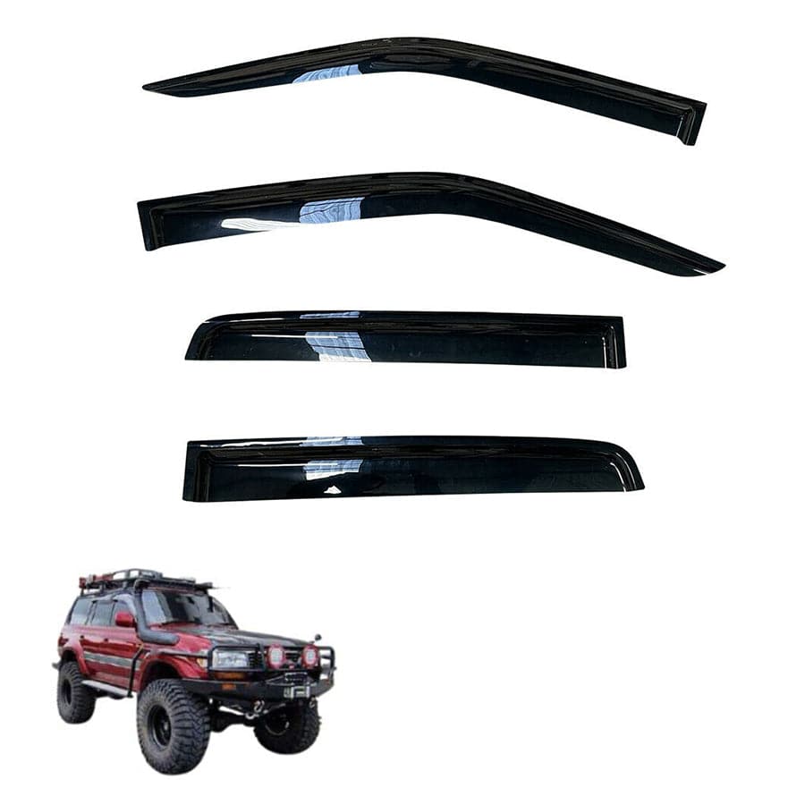Weather Shields Window Visors 4pcs Suitable For Toyota Land Cruiser 80 Series 1990-1997