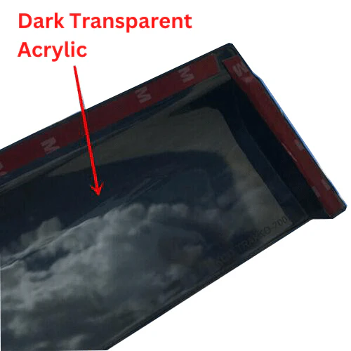 Weather Shields Window Visors Suitable For Toyota Land Cruiser 79 series Dual Cab - Image 4