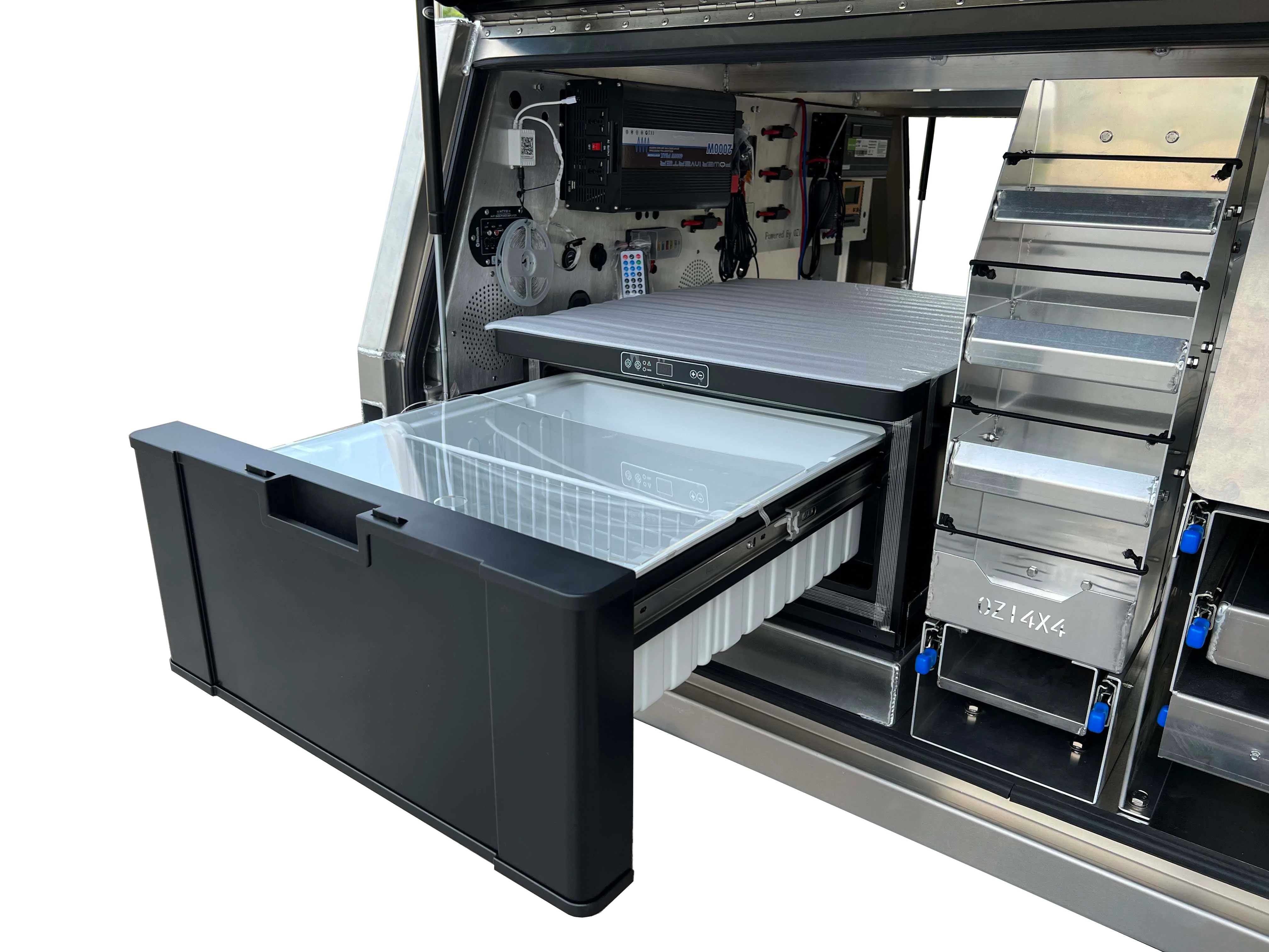 Weekender 1800 Black Canopy + Power Supply + Kitchen + Fridge - Image 8