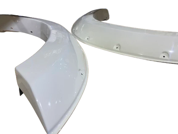 White Jungle Flares 2 Piece Suitable for Toyota Hilux 2012-2014 - Image 5