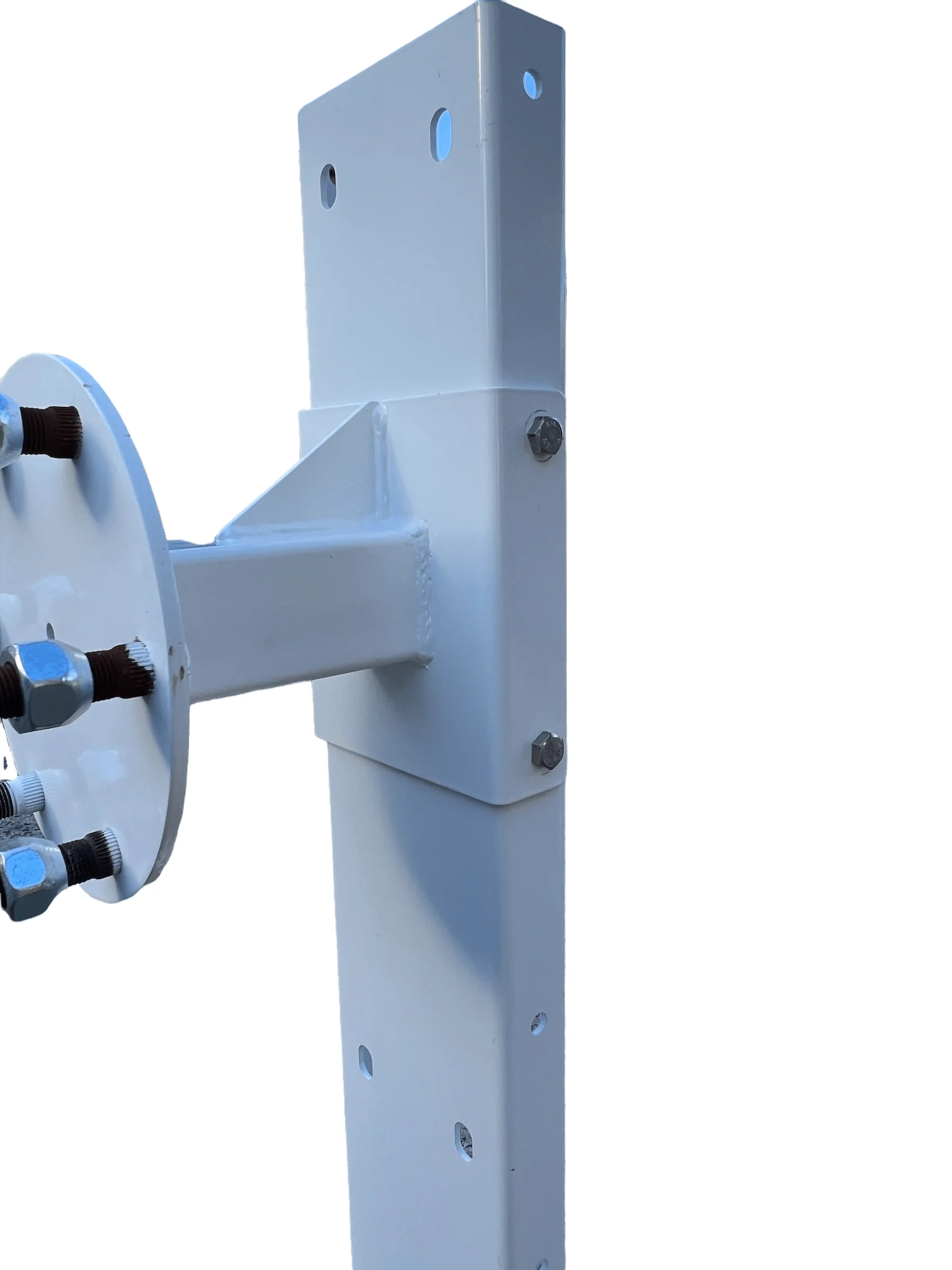 White Steel Rear Wheel Carrier 6 Stud For Canopies - Image 4