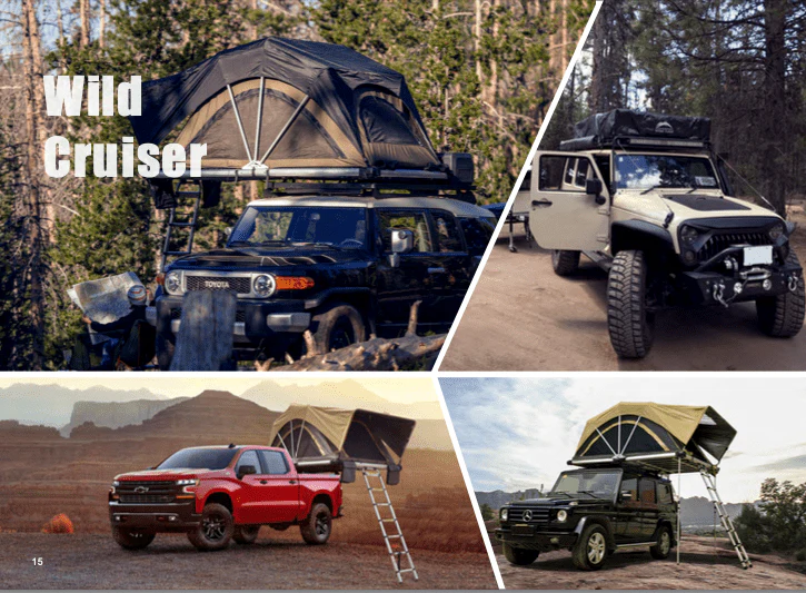 Wild Cruiser 250cm Roof Top Tent - Image 3
